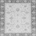 Square Abstract Gray Modern Rug, abs3774gry