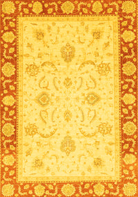 Abstract Yellow Modern Rug, abs3774yw