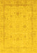 Oriental Yellow Traditional Rug, abs3775yw