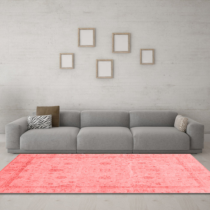 Traditional Red Washable Rugs