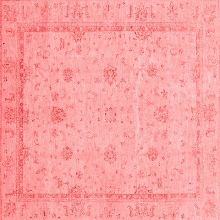 Machine Washable Oriental Red Traditional Rug, wshabs3775red