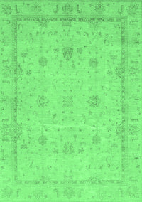 Oriental Emerald Green Traditional Rug, abs3775emgrn