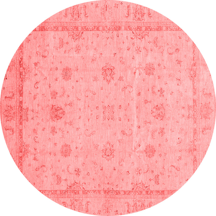 Machine Washable Oriental Red Traditional Rug, wshabs3775red