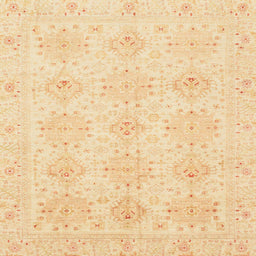 Square Machine Washable Abstract Brown Gold Rug, wshabs3776