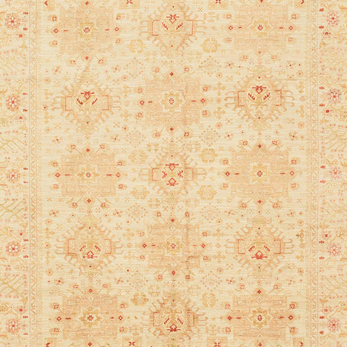 Machine Washable Abstract Brown Gold Rug, wshabs3776