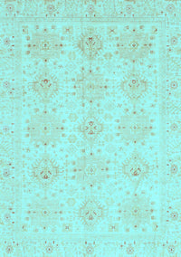 Oriental Light Blue Traditional Rug, abs3776lblu