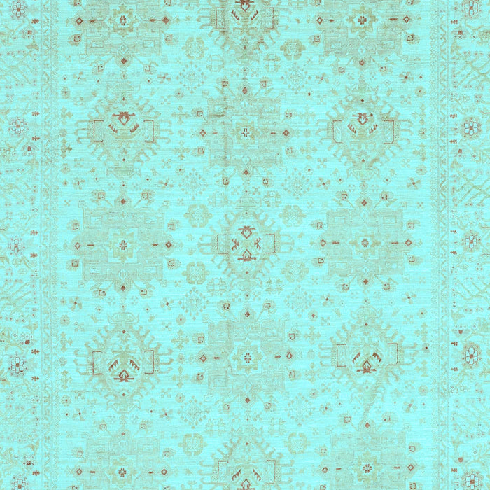 Machine Washable Oriental Light Blue Traditional Rug, wshabs3776lblu