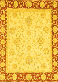 Oriental Yellow Traditional Rug, abs3777yw