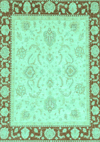 Oriental Turquoise Traditional Rug, abs3777turq