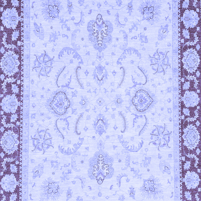 Machine Washable Oriental Blue Traditional Rug, wshabs3777blu