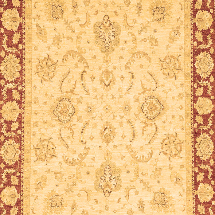 Machine Washable Oriental Brown Traditional Rug, wshabs3777brn