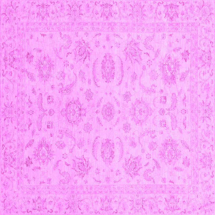 Square Oriental Purple Traditional Rug, abs3778pur