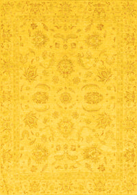 Oriental Yellow Traditional Rug, abs3778yw