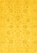 Oriental Yellow Traditional Rug, abs3778yw