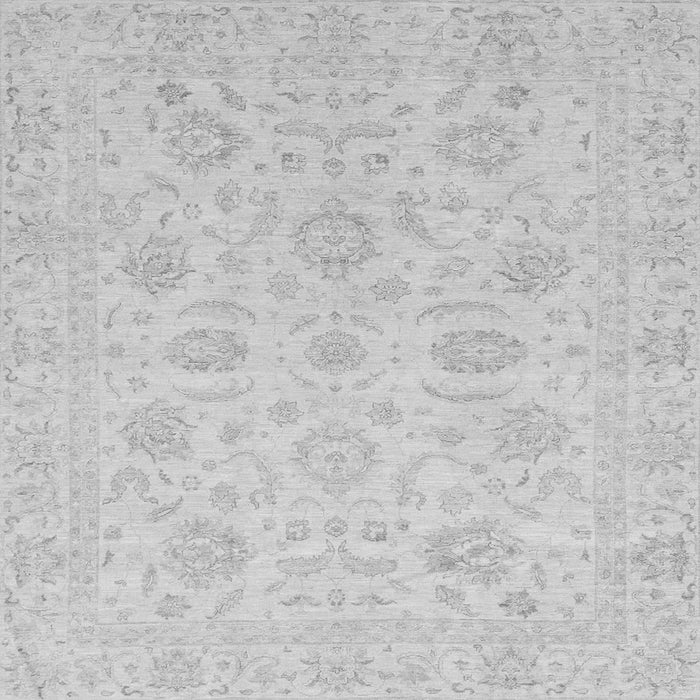 Square Oriental Gray Traditional Rug, abs3778gry