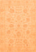 Oriental Orange Traditional Rug, abs3778org