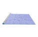 Sideview of Machine Washable Oriental Blue Traditional Rug, wshabs3778blu