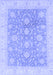 Machine Washable Oriental Blue Traditional Rug, wshabs3779blu