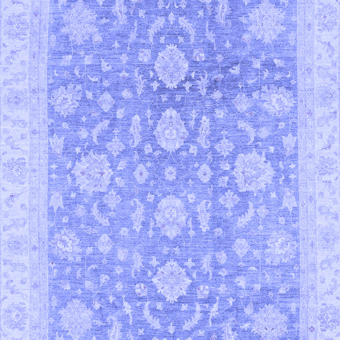 Machine Washable Oriental Blue Traditional Rug, wshabs3779blu