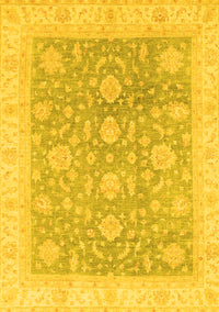 Oriental Yellow Traditional Rug, abs3779yw