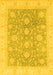 Oriental Yellow Traditional Rug, abs3779yw