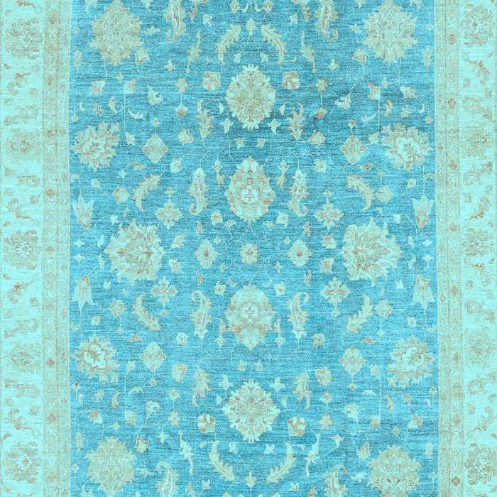 Machine Washable Oriental Light Blue Traditional Rug, wshabs3779lblu