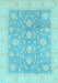 Oriental Light Blue Traditional Rug, abs3779lblu