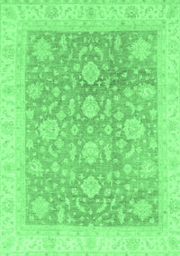 Oriental Emerald Green Traditional Rug, abs3779emgrn