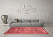 Modern Red Washable Rugs