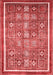 Oriental Red Modern Area Rugs