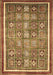 Oriental Brown Modern Rug, abs377brn