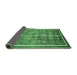 Sideview of Oriental Emerald Green Modern Rug, abs377emgrn