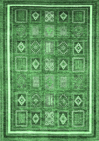 Oriental Emerald Green Modern Rug, abs377emgrn