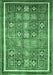 Oriental Emerald Green Modern Rug, abs377emgrn