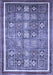 Oriental Blue Modern Rug, abs377blu