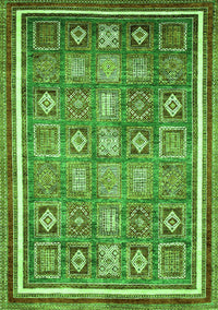 Oriental Green Modern Rug, abs377grn