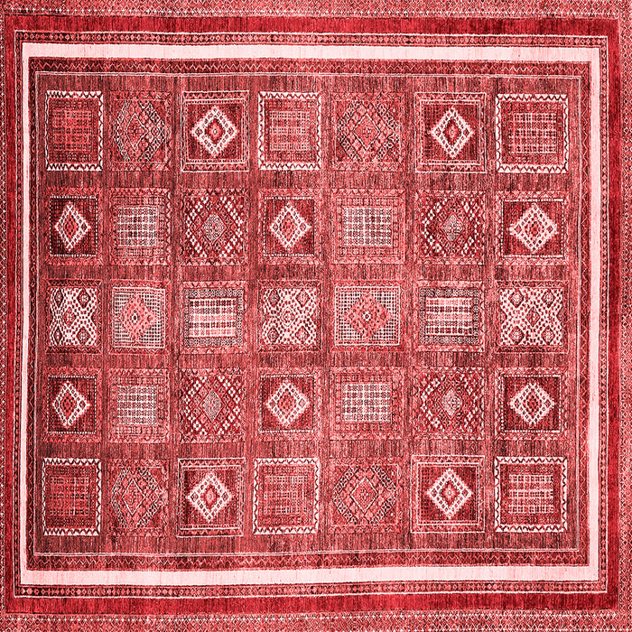 Machine Washable Oriental Red Modern Rug, wshabs377red