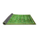 Sideview of Oriental Green Modern Rug, abs377grn