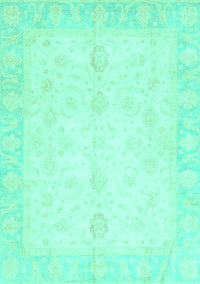 Oriental Turquoise Traditional Rug, abs3780turq