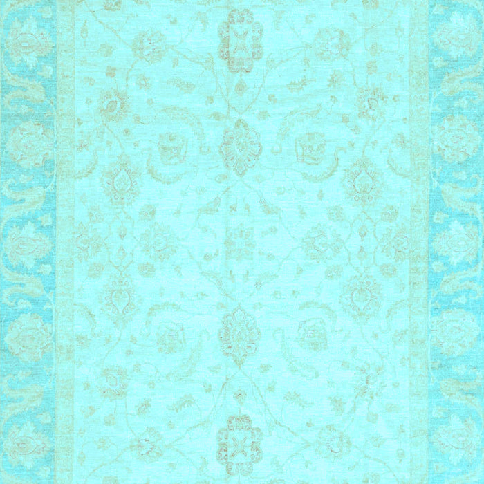 Machine Washable Oriental Light Blue Traditional Rug, wshabs3780lblu