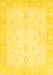 Oriental Yellow Traditional Rug, abs3780yw