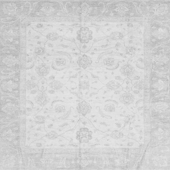 Square Oriental Gray Traditional Rug, abs3780gry