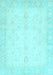 Oriental Light Blue Traditional Rug, abs3780lblu