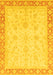 Abstract Yellow Modern Rug, abs3781yw