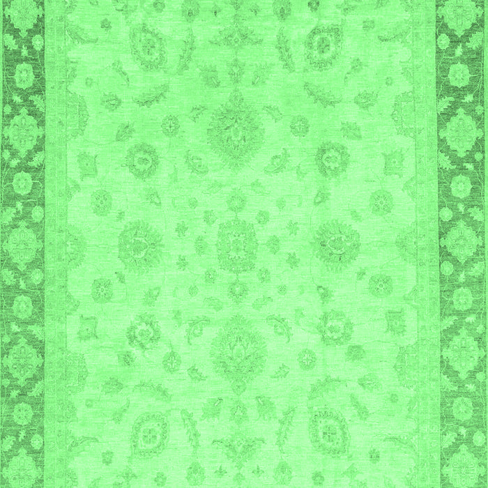 Abstract Emerald Green Modern Rug, abs3781emgrn