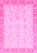 Abstract Pink Modern Rug, abs3781pnk