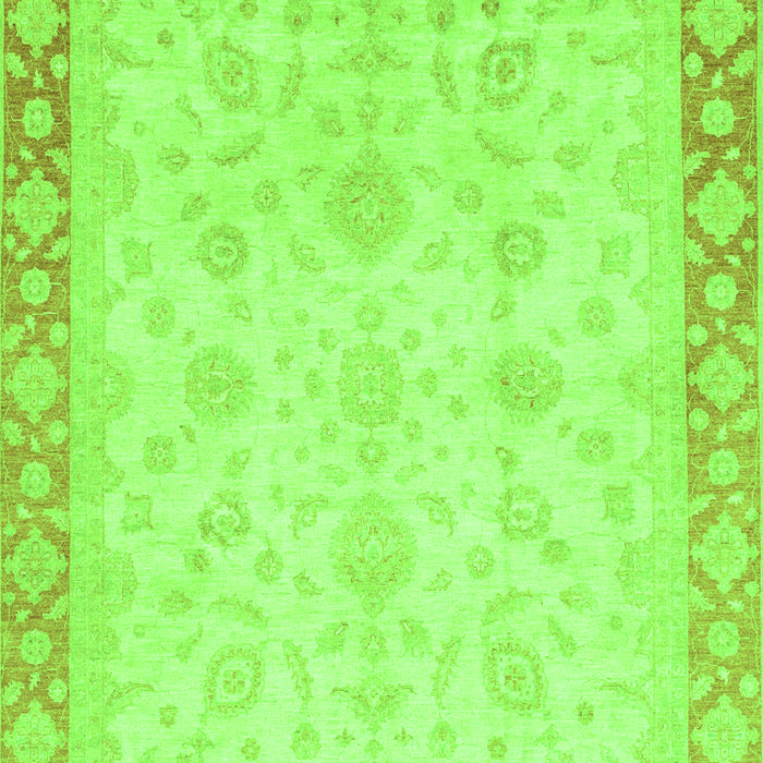 Machine Washable Abstract Green Modern Area Rugs, wshabs3781grn