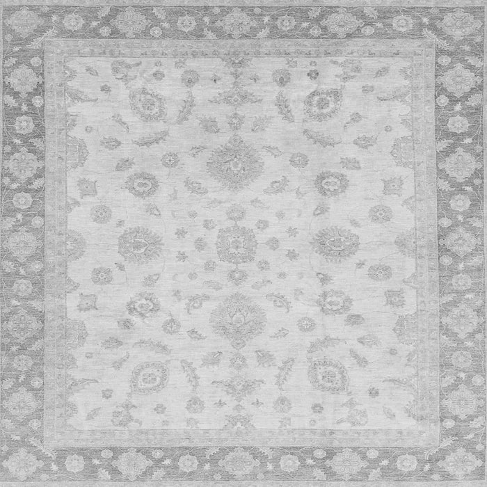 Square Machine Washable Abstract Gray Modern Rug, wshabs3781gry