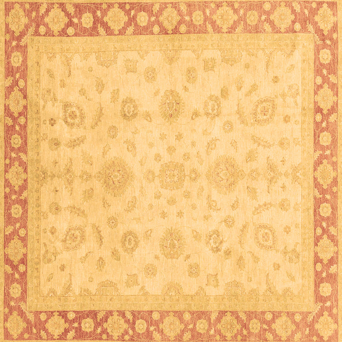Square Abstract Brown Modern Rug, abs3781brn