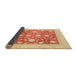 Sideview of Abstract Orange Red Oriental Rug, abs3782